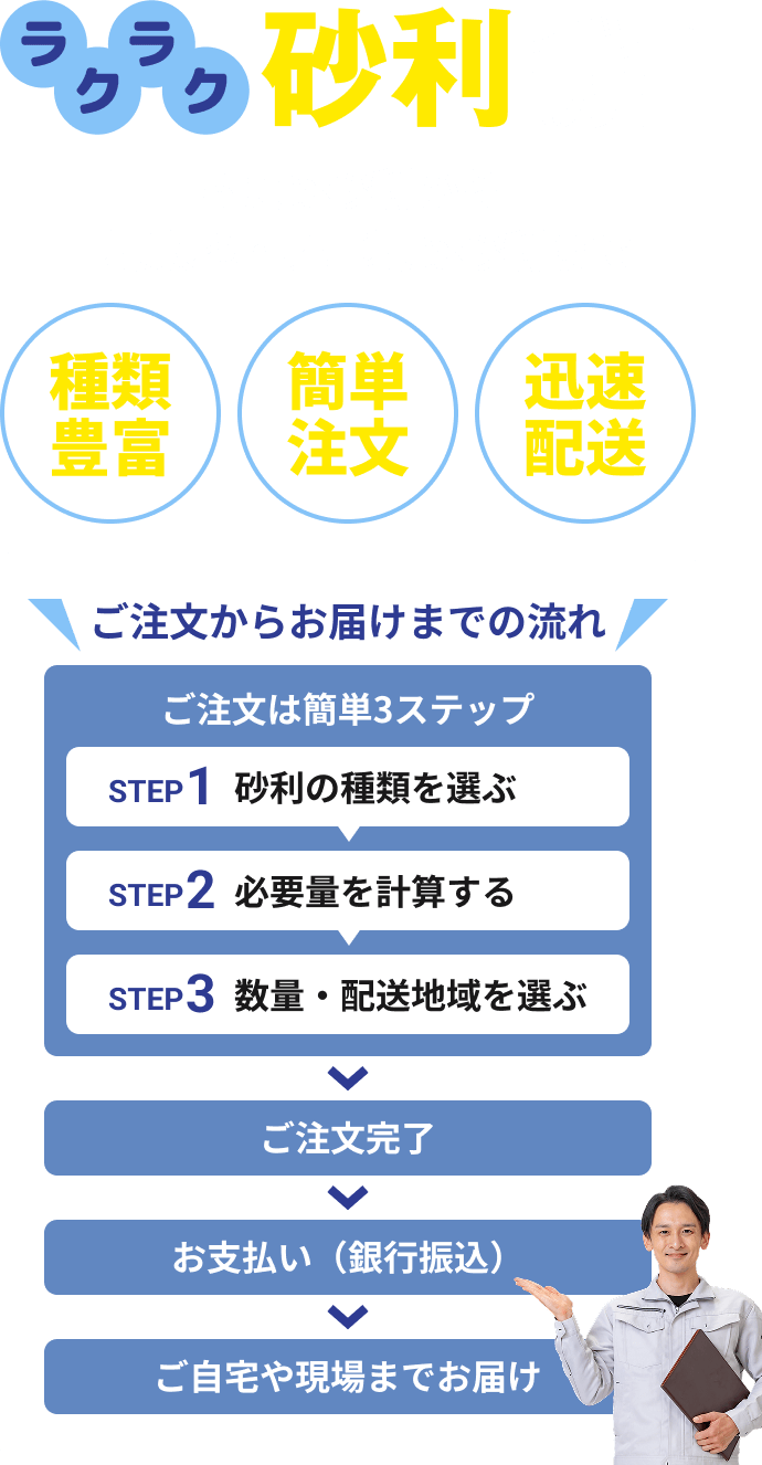 ラクラク砂利ネット販売